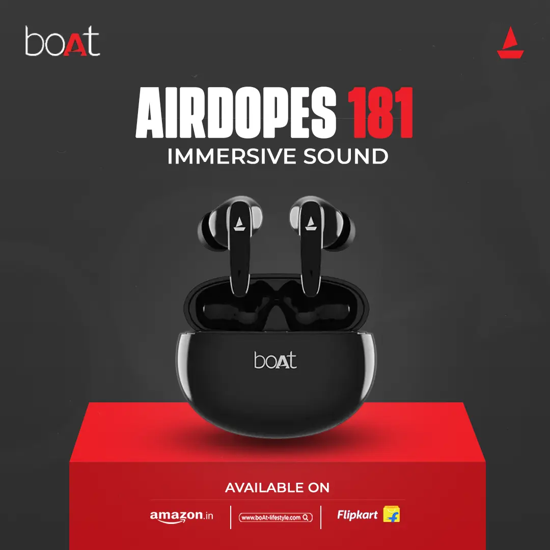 Boat TWS Earbuds Poster