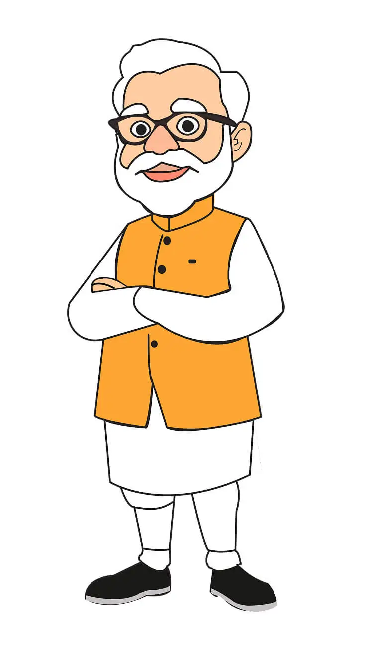 Narendra Modi Illustration